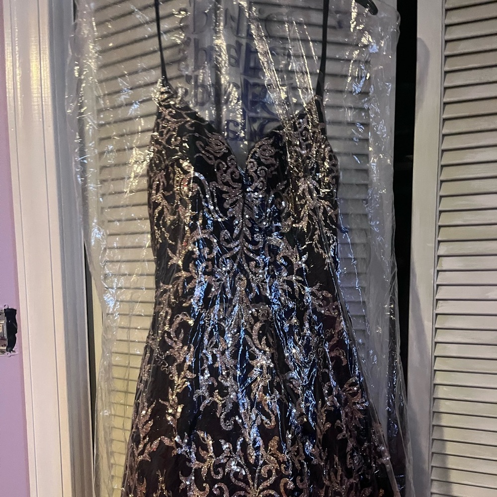 Black and Gold Dillards Dress